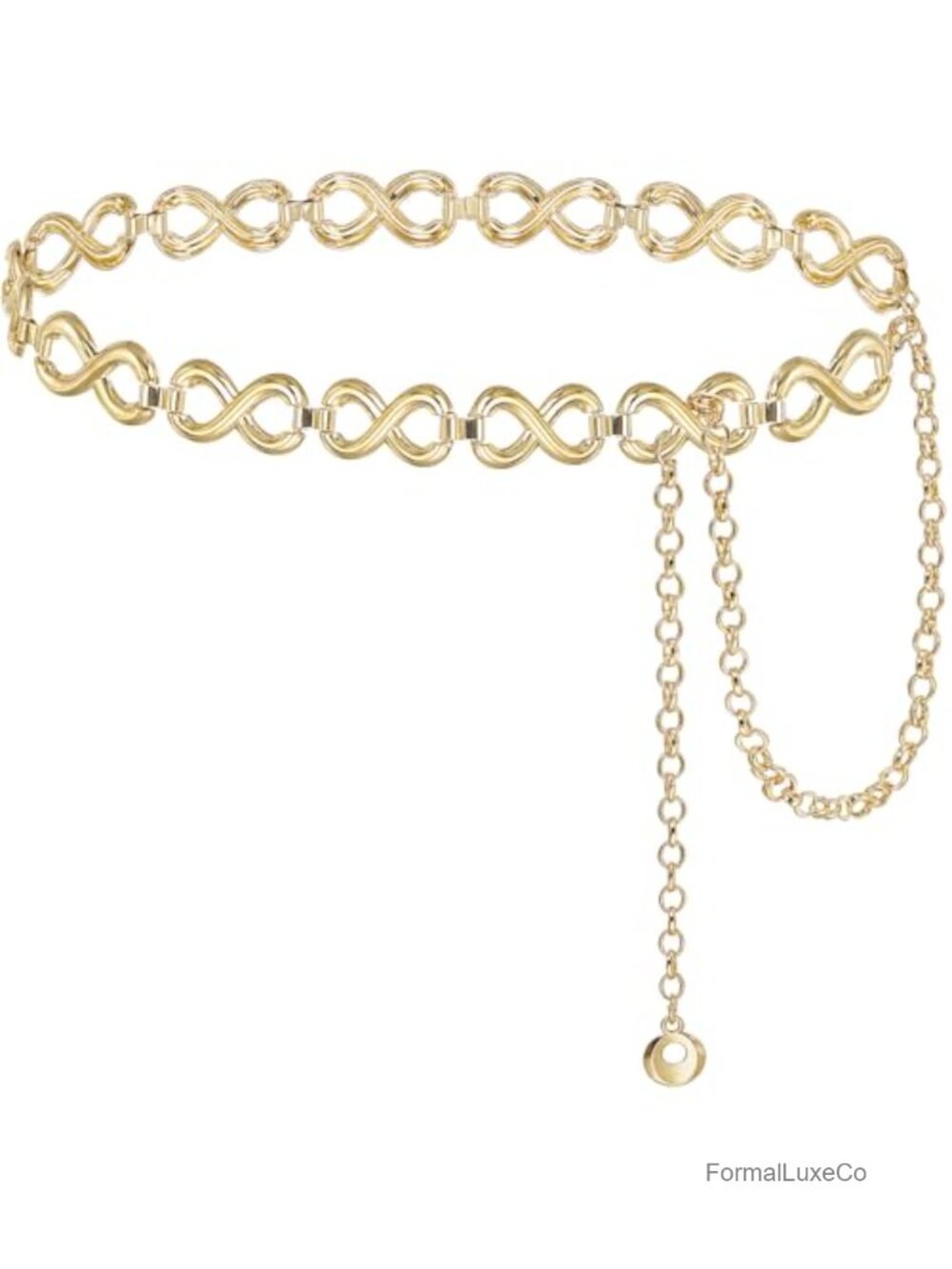 Metal Waist Chain Belt for Dresses - Boho Festival Chic